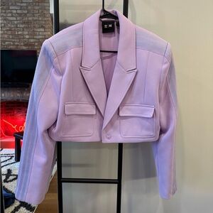 ADIDAS x IVY PARK Blazer 'IVP Cropped Suit Jacket' - purple glow